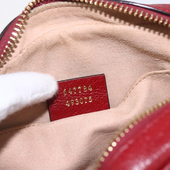 GUCCI GUCCI × Doraemon Micro GG Supreme Bag PVC Beige Gold 647784 Auth 149862SM