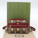 GUCCI GUCCI × Doraemon Micro GG Supreme Bag PVC Beige Gold 647784 Auth 149862SM-24