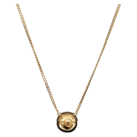 FENDI FENDI x FRGMT x POKÉMON Necklace metal Gold Tone Auth 149873SM