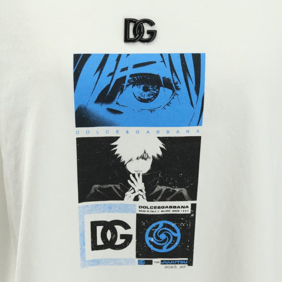 DOLCE&GABBANA D&G × Jujutsu Kaisen SATORU GOJYO T-shirt White Auth 149885M