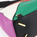 LOEWE Anagram Puzzle bag Shoulder Bag Leather 2way Multicolor Gold Auth 149889SM-19