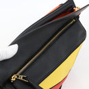 LOEWE Anagram Puzzle bag Shoulder Bag Leather 2way Multicolor Gold Auth 149889SM-21