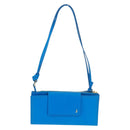 JACQUEMUS Shoulder wallet Leather Blue Gold Auth 149891M-2