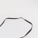 FENDI Zucca Canvas Shoulder Bag Black Brown Silver Auth 149894V-8