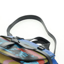 LOEWE Anagram Amazona 75 Hand Bag Leather 2way Blue Silver Auth 149898SM-15