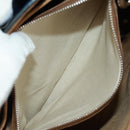 LOEWE Anagram Amazona 75 Hand Bag Leather 2way Blue Silver Auth 149898SM-25