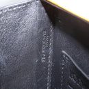 LOEWE Postal Small Hand Bag Leather 2way Yellow Silver Auth 149899SM-11