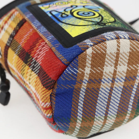 LOEWE × EYE Nature Shoulder Bag Canvas Multicolor Auth 149900SAM