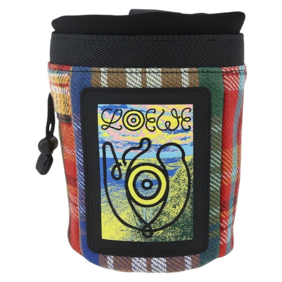 LOEWE × EYE Nature Shoulder Bag Canvas Multicolor Auth 149900SAM