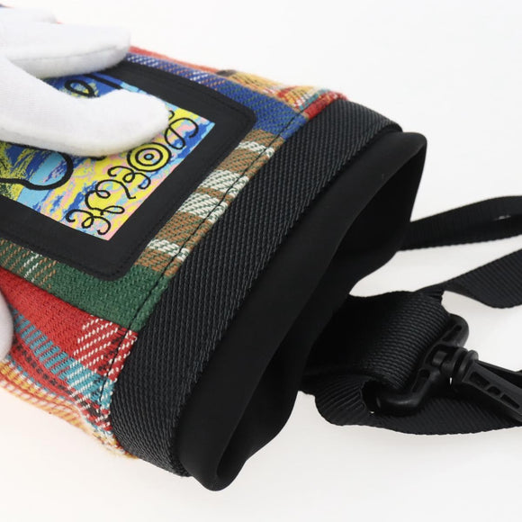 LOEWE × EYE Nature Shoulder Bag Canvas Multicolor Auth 149900SAM