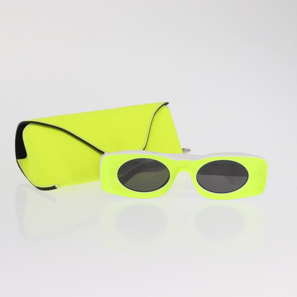 LOEWE Sunglasses Plastic White Auth 149901M