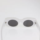 LOEWE Sunglasses Plastic White Auth 149901M-2