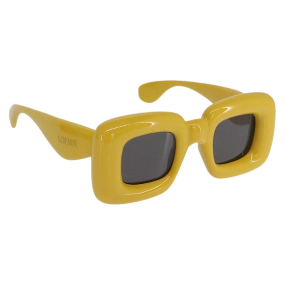 LOEWE Sunglasses plastic Yellow Auth 149902M