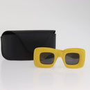 LOEWE Sunglasses plastic Yellow Auth 149902M-12