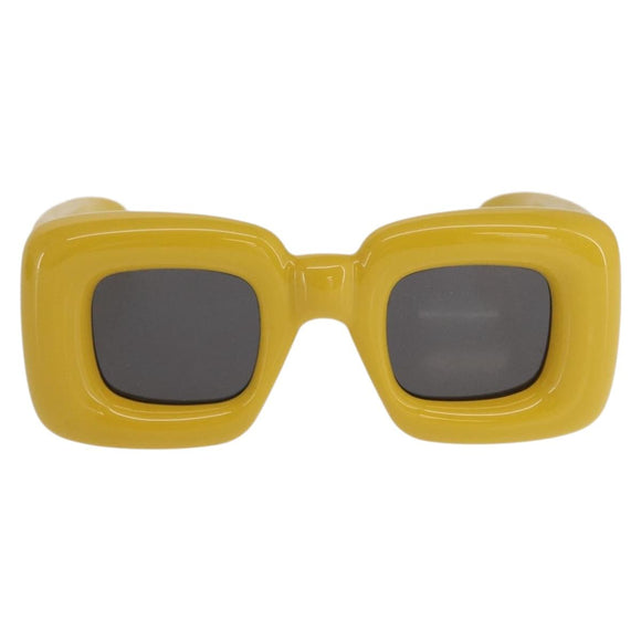 LOEWE Sunglasses plastic Yellow Auth 149902M