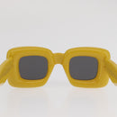 LOEWE Sunglasses plastic Yellow Auth 149902M-3