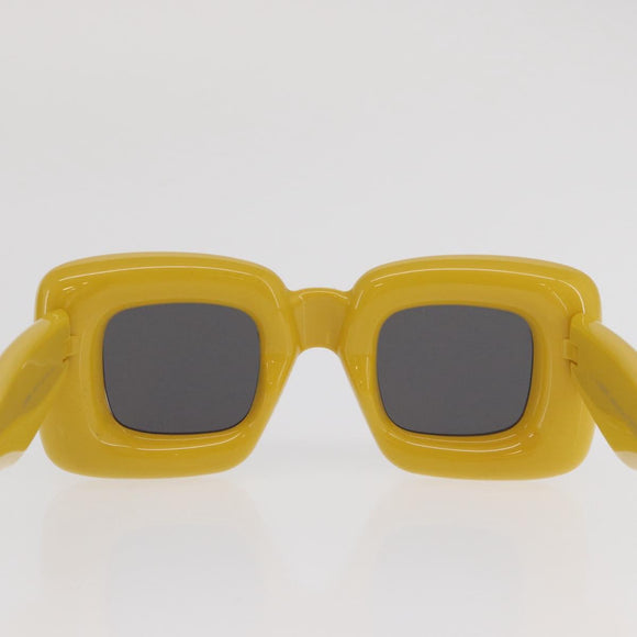 LOEWE Sunglasses plastic Yellow Auth 149902M