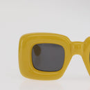 LOEWE Sunglasses plastic Yellow Auth 149902M-4