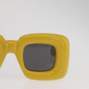 LOEWE Sunglasses plastic Yellow Auth 149902M-5