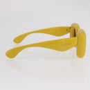 LOEWE Sunglasses plastic Yellow Auth 149902M-6