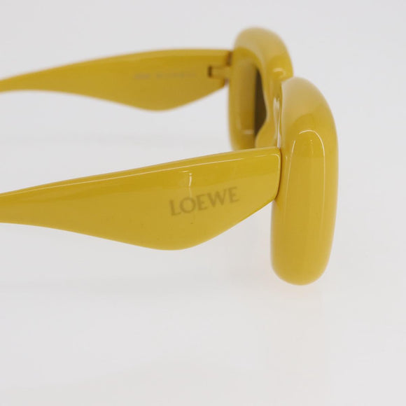 LOEWE Sunglasses plastic Yellow Auth 149902M