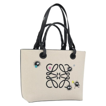 LOEWE × Studio Ghibli Anagram Susuwatari Bag Canvas 2way Beige Auth 149908SM