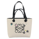 LOEWE × Studio Ghibli Anagram Susuwatari Bag Canvas 2way Beige Auth 149908SM-13