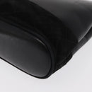 Salvatore Ferragamo Chain Shoulder Bag Leather Black Gold Auth 149911-11