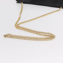 Salvatore Ferragamo Chain Shoulder Bag Leather Black Gold Auth 149911-7
