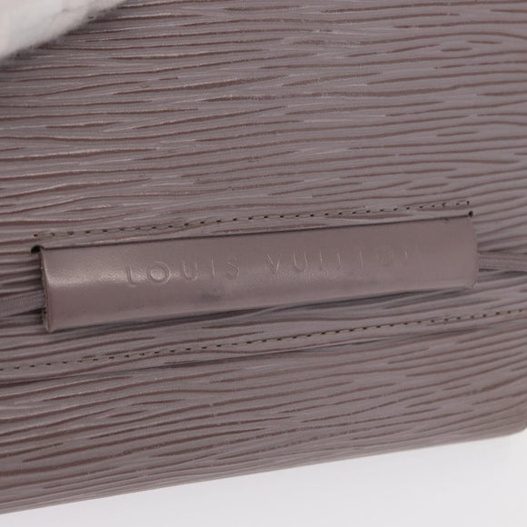 LOUIS VUITTON Epi Porte Monnaie Elastic Wallet Gray lilac M6366B LV Auth 149915