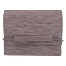 LOUIS VUITTON Epi Porte Monnaie Elastic Wallet Gray lilac M6366B LV Auth 149915-13