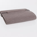 LOUIS VUITTON Epi Porte Monnaie Elastic Wallet Gray lilac M6366B LV Auth 149915-5