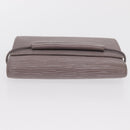 LOUIS VUITTON Epi Porte Monnaie Elastic Wallet Gray lilac M6366B LV Auth 149915-6