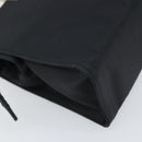 PRADA Hand Bag nylon metal Black Silver Auth 149917V-17