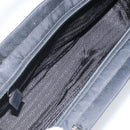 PRADA Hand Bag nylon metal Black Silver Auth 149917V-10