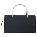 PRADA Hand Bag nylon metal Black Silver Auth 149917V-2