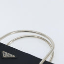 PRADA Hand Bag nylon metal Black Silver Auth 149917V-14