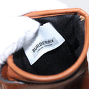 BURBERRY Gloves Leather Size 7 Brown Gold Auth 149919M-10