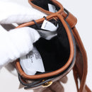 BURBERRY Gloves Leather Size 7 Brown Gold Auth 149919M-12