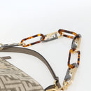 FENDI Zucca Canvas Hand Bag 2way Beige Gold Auth 149920SM-10