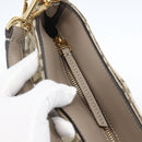FENDI Zucca Canvas Hand Bag 2way Beige Gold Auth 149920SM-16