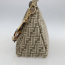 FENDI Zucca Canvas Hand Bag 2way Beige Gold Auth 149920SM-5
