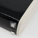 FENDI Sunshine Small Shopper Mini Bag Canvas Patent 2way Black Auth 149922SAM-17
