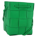 BOTTEGA VENETA MAXI INTRECCIATO Small Cassette Bucket Leather Auth 149923SM-1