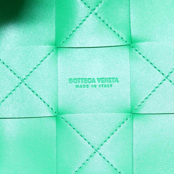 BOTTEGA VENETA MAXI INTRECCIATO Small Cassette Bucket Leather Auth 149923SM