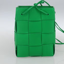 BOTTEGA VENETA MAXI INTRECCIATO Small Cassette Bucket Leather Auth 149923SM-4