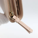 Chloe Sense Compact Wallet Leather Pink Gold Auth 149925V-8
