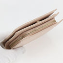 Chloe Sense Compact Wallet Leather Pink Gold Auth 149925V-5