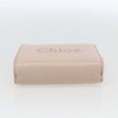 Chloe Sense Compact Wallet Leather Pink Gold Auth 149925V-6