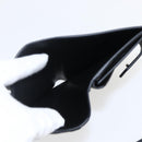 GIVENCHY G Cut Compact Wallet 4G Leather Black Silver Auth 149926V-14